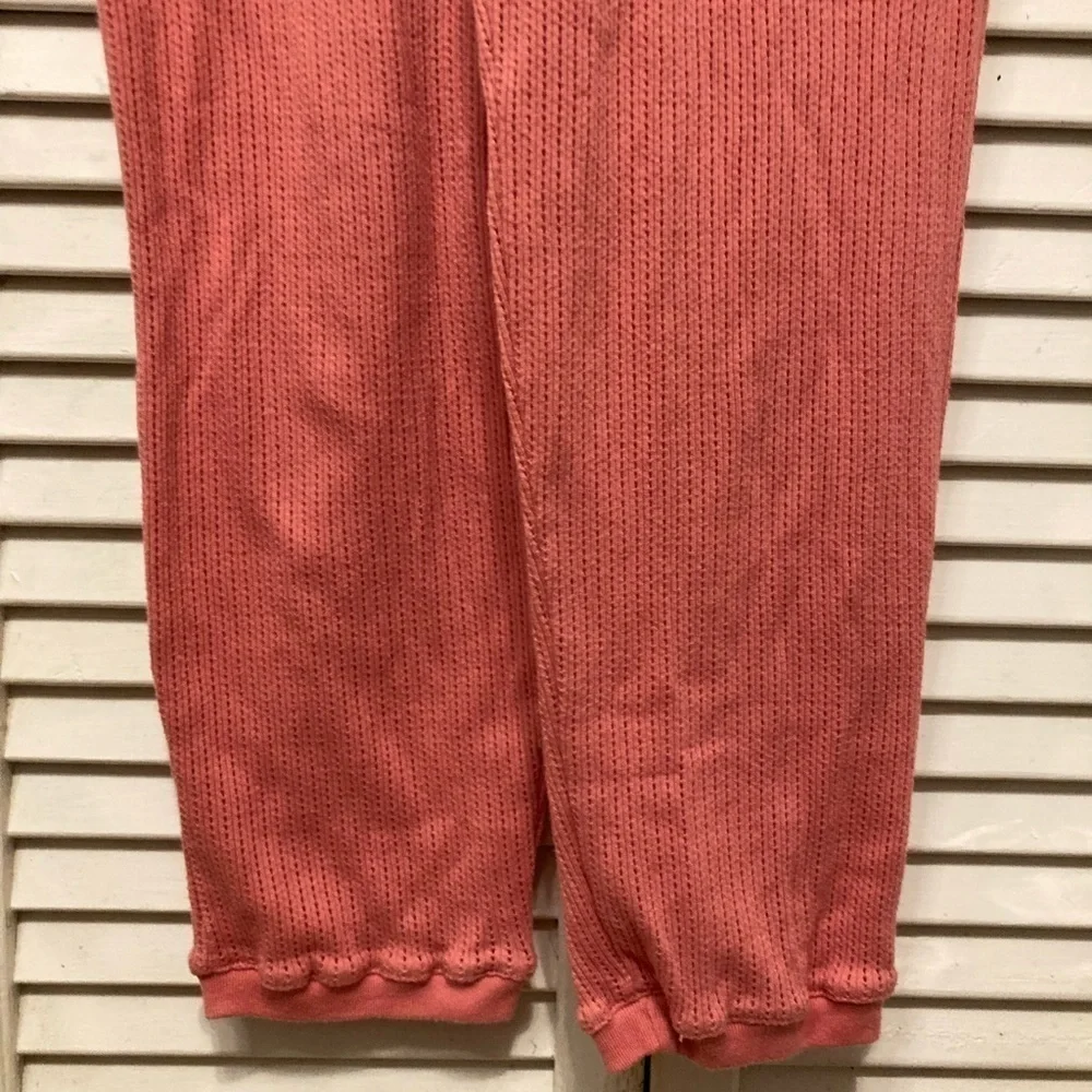 Vintage Victorias Secret Pink Button Down Thermal Onesie Size Small - Picture 7 of 11